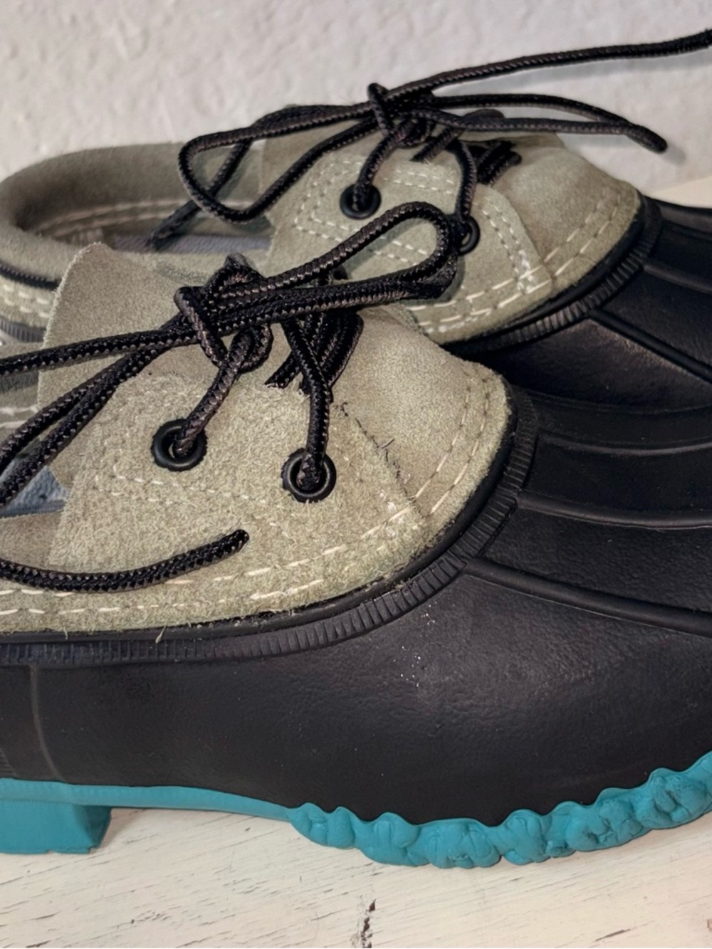 ☔️🦆L.L. Bean Classic Bean Boots Preppy Rain Waterproof Duck Shoes EUC 8.5 - Picture 13 of 15